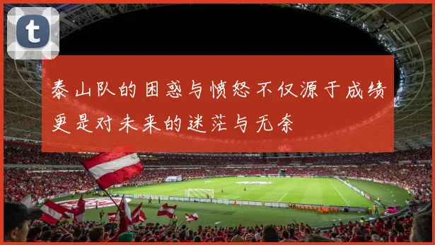 泰山队的困惑与愤怒不仅源于成绩更是对未来的迷茫与无奈